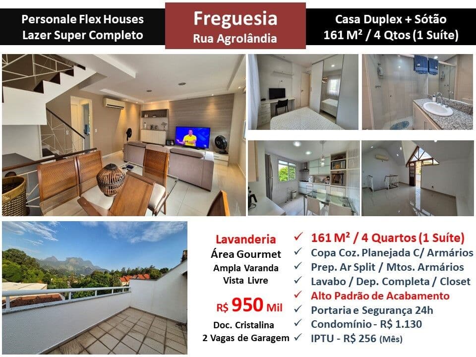 Casa JPA Freguesia Personale Flex Houses 161M²