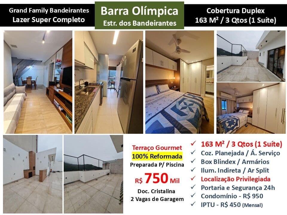 Cob Barra Olímpica Grand Family 163M²