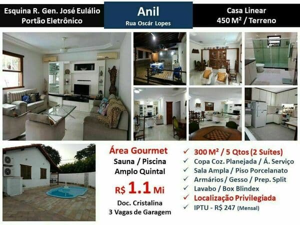 Casa JPA Anil Oscar Lopes 300M²