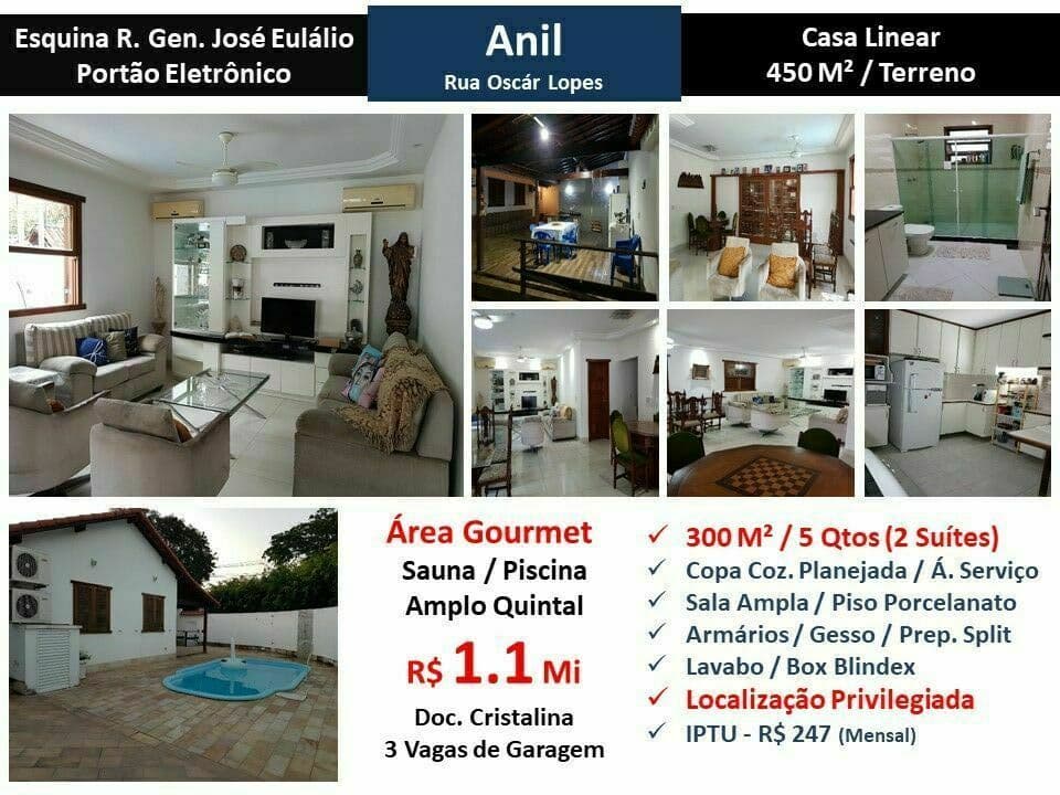 Casa JPA Anil Oscar Lopes 300M²