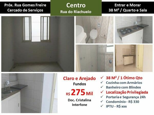 Apto Centro Lapa Riachuelo 38M² 2