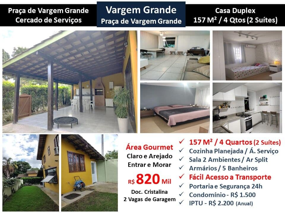 Casa Vargem Grande Praça de Vargem Grande 157M²