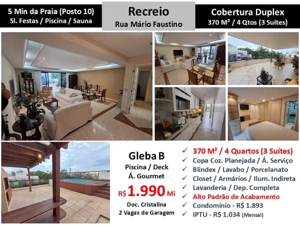 Cob Recreio Gleba B Mário Faustino 370M²
