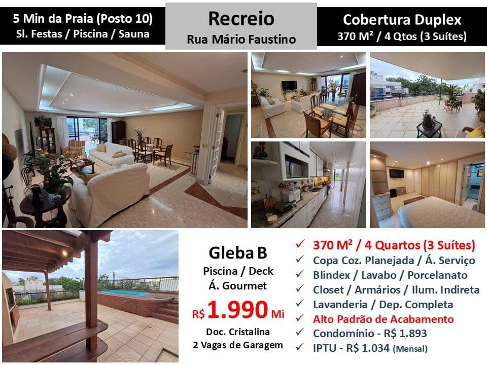 Cob Recreio Gleba B Mário Faustino 370M²
