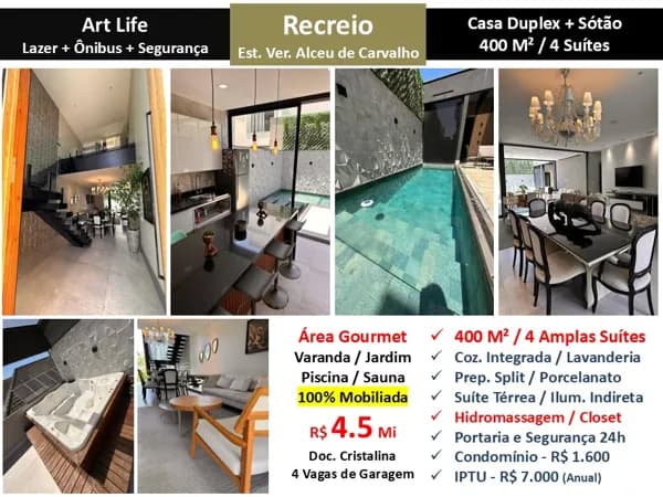 Casa Recreio Art Life 400M² 5