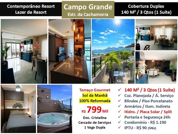 Cob Campo Grande Contemporaneo 140M²