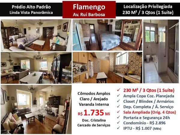 Apto Flamengo Praia Rui Barbosa 230M² 5