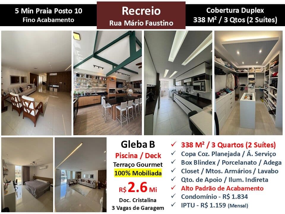 Cob Recreio Gleba B Mário Faustino 338M²