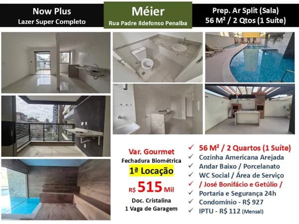 Apto Meier Padre I. Penalba Now Plus 56M²