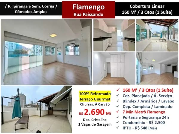 Cob Flamengo Paissandu 160M² Linear