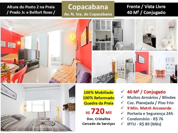 Apto Copacabana N.S. de Copacabana 40M² 5