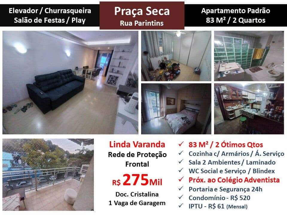 Apto JPA Praça Seca Parintins 83M²