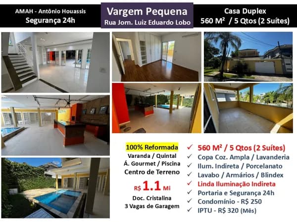 Casa Vargem Pequena Luiz Eduardo Lobo AMAH 560M²