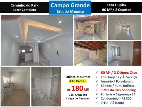 Casa Campo Grande Caminho do Park 60M²