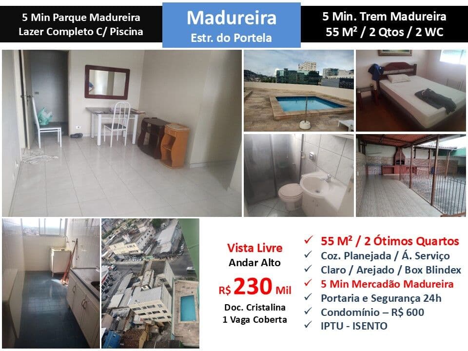 Apto Madureira Portela 55M²