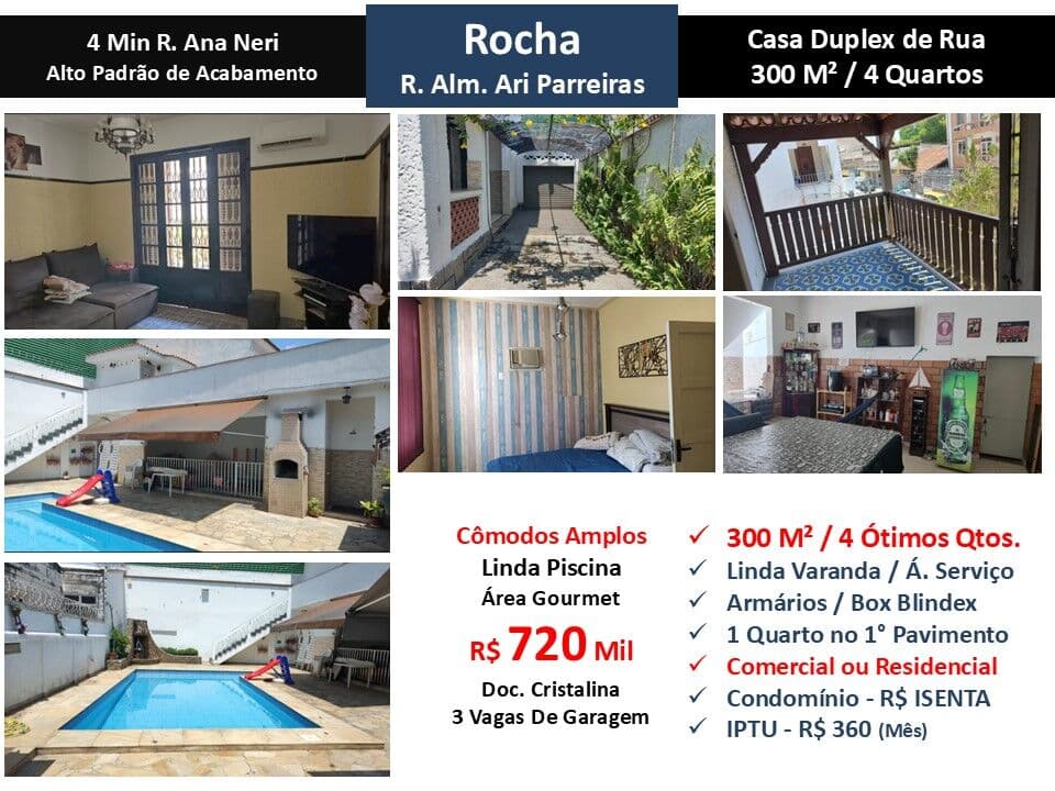 Casa Rocha Ari Parreiras 300M²