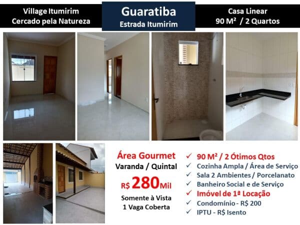 Casa Guaratiba Itumirim 90M² Linear