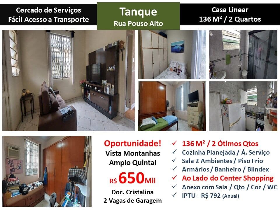 Casa JPA Tanque Pouso Alto 136M²
