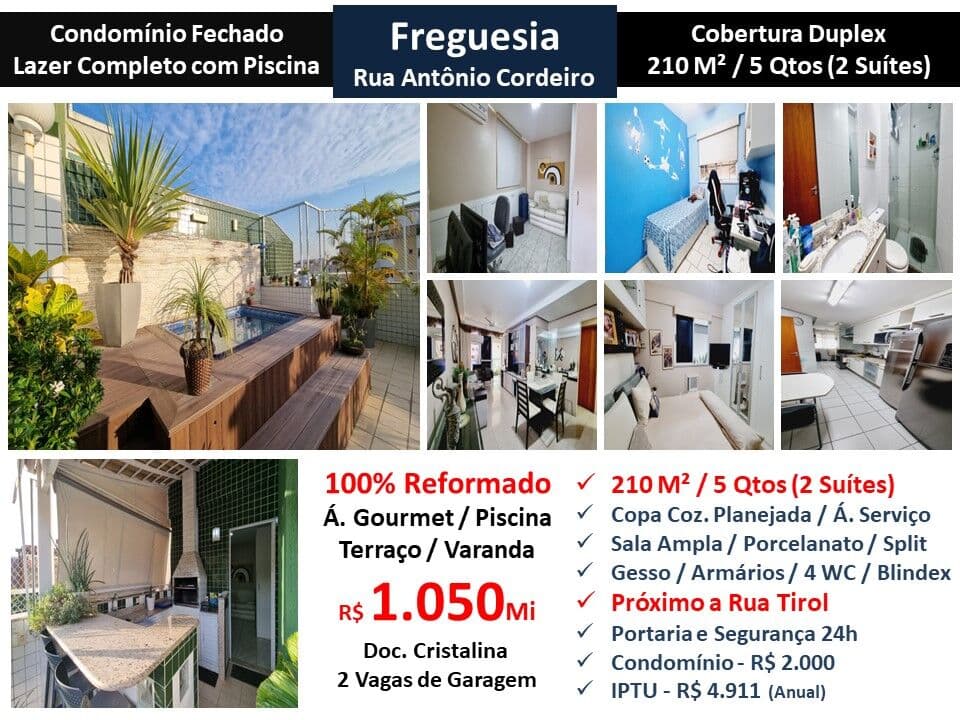 Cob JPA Freguesia Antônio Cordeiro 210M²