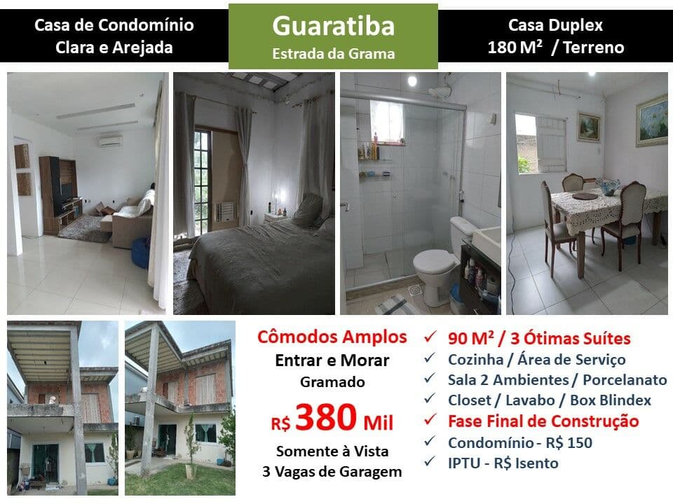 Casa Guaratiba Estrada da Grama 90M²