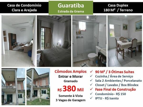 Casa Guaratiba Estrada da Grama 90M²