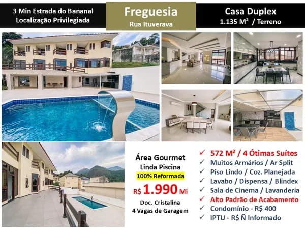 Casa JPA Freguesia Ituverava 572M²