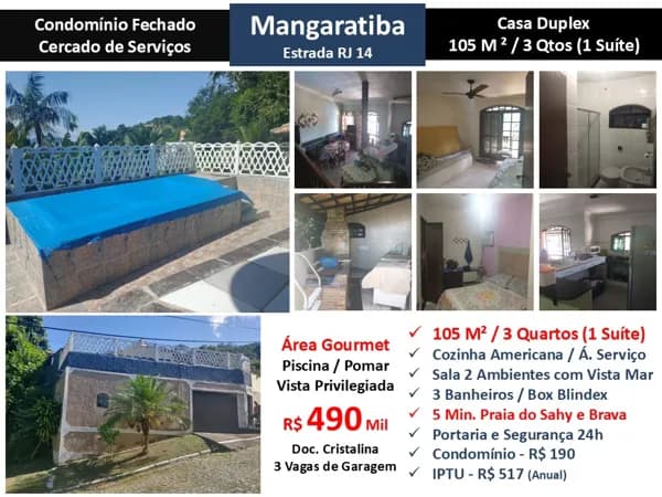 Casa Mangaratiba RJ 14 105M²