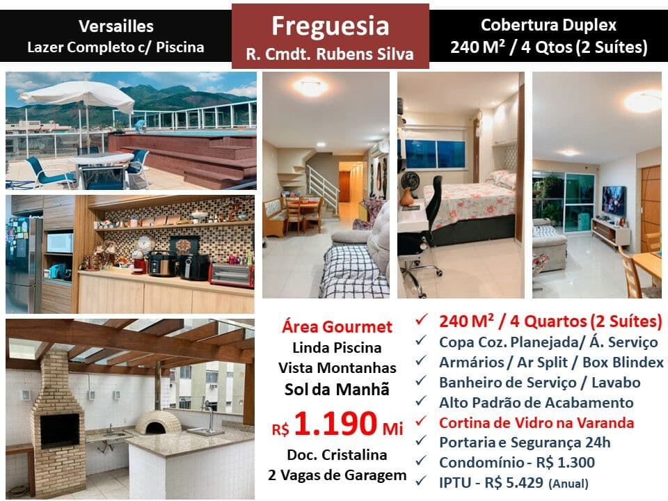 Cob JPA Freguesia Rubens Silva Versailles 240M²