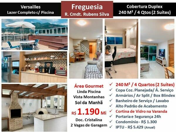 Cob JPA Freguesia Rubens Silva Versailles 240M²