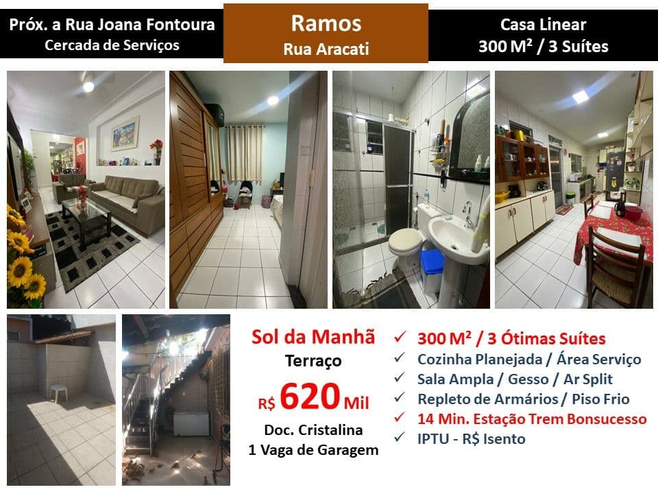 Casa Ramos Aracati 300M² Linear