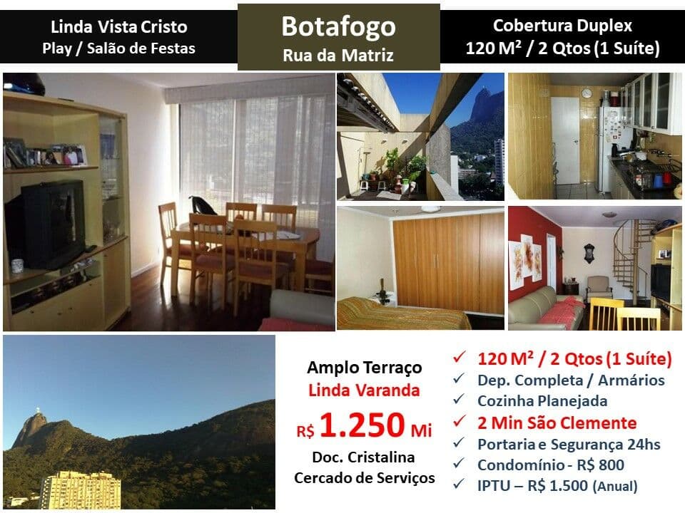Cob Botafogo Matriz 120M²