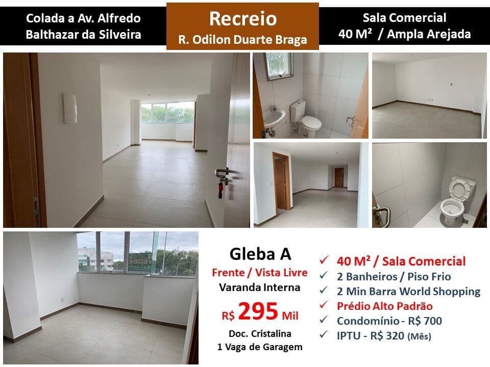 Sala Recreio Gleba A Odilon Duarte Braga 40M²