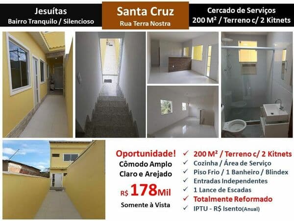 Apto Santa Cruz Jesuítas 200M²