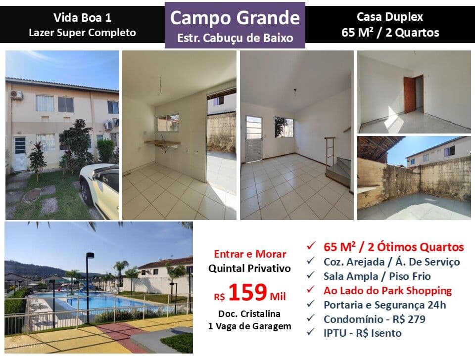 Casa Campo Grande Vida Boa 1 65M²