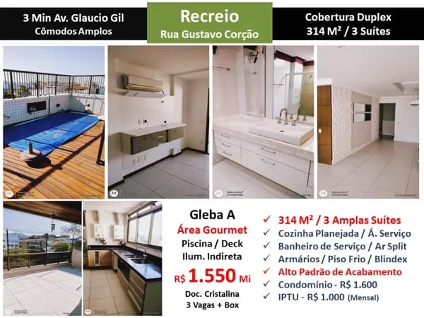 Cob Recreio Gleba A Gustavo Corção 314M²
