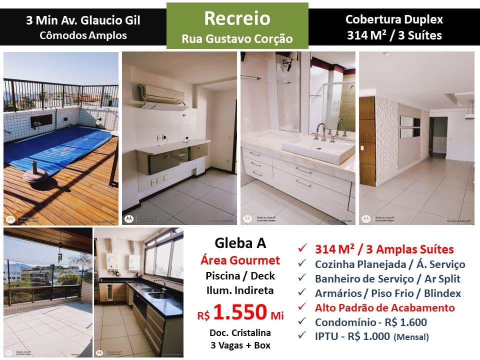 Cob Recreio Gleba A Gustavo Corção 314M²