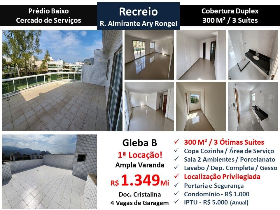 Cob Recreio Gleba B Ary Rongel 300M²