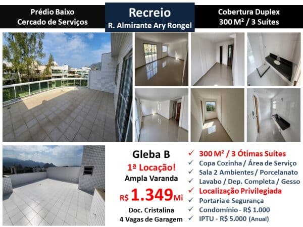 Cob Recreio Gleba B Ary Rongel 300M²
