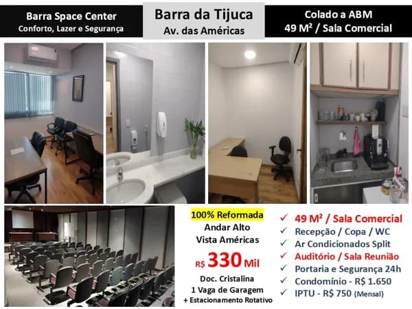 Sala Barra da Tijuca Space Center 49M²