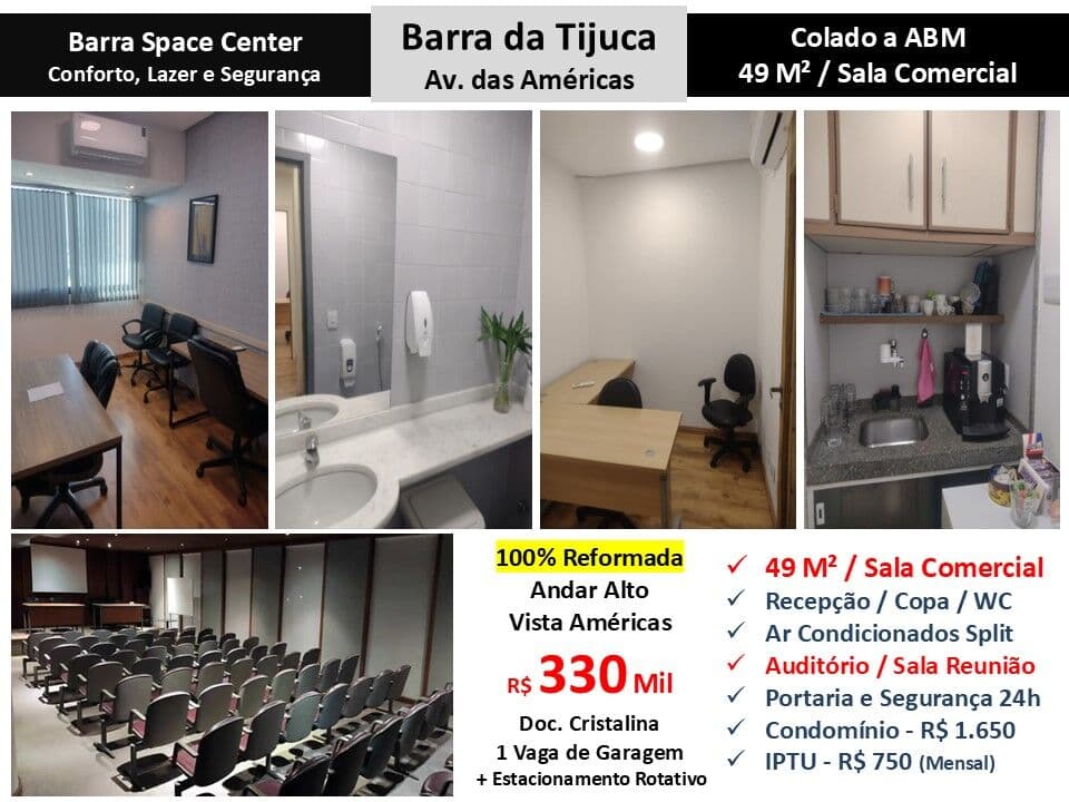 Sala Barra da Tijuca Space Center 49M²