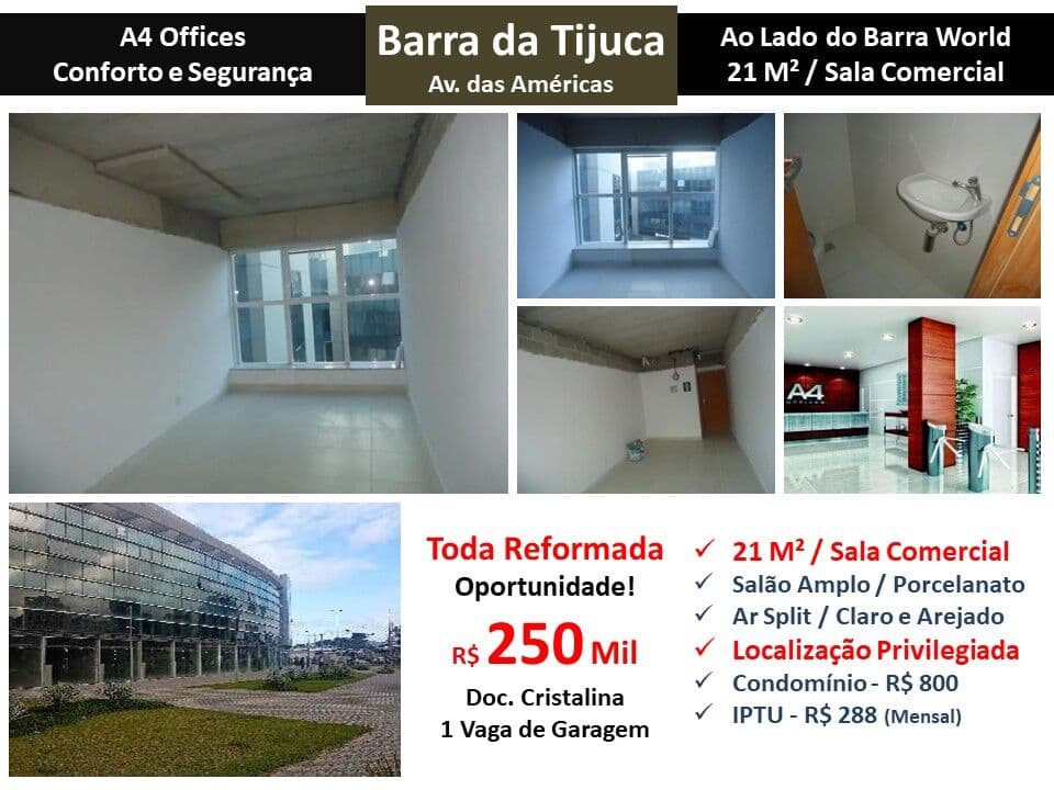 Sala Recreio A4 Offices 21M²