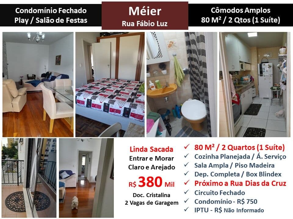 Apto Meier Fabio Luz 80M²