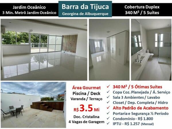 Cob Barra da Tijuca JO Georgina de Albuquerque 340M²