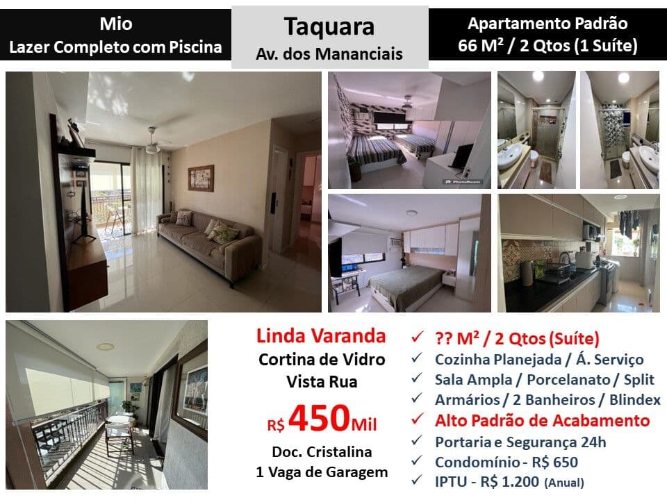 Apto JPA Taquara Mio 66M² 5
