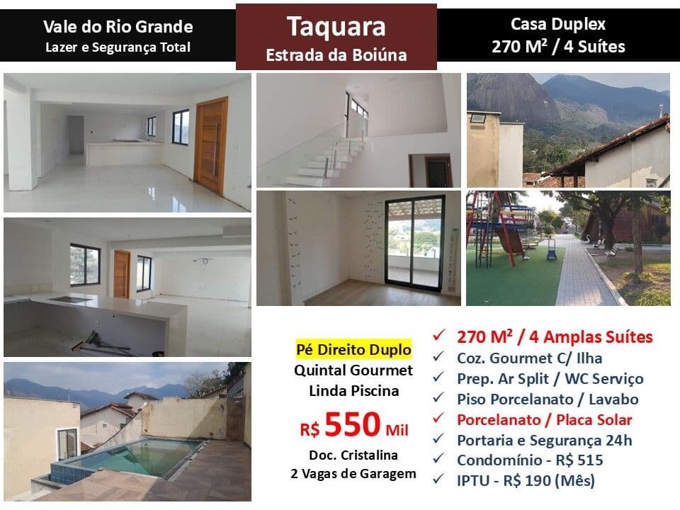 Casa JPA Taquara Vale do Rio Grande 270M²