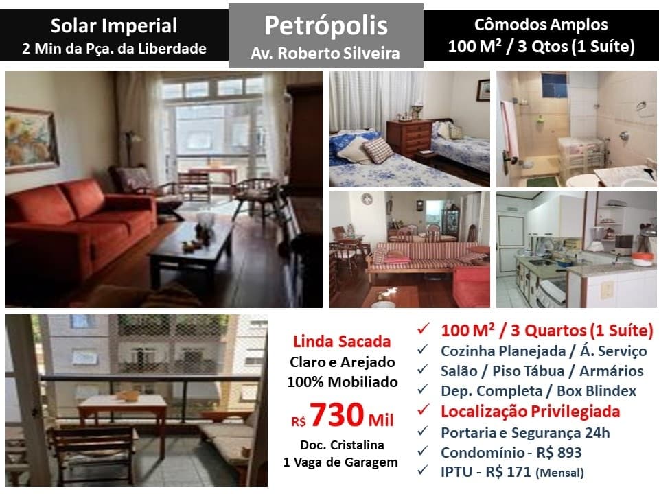 Apto Petrópolis Solar Imperial 100M²