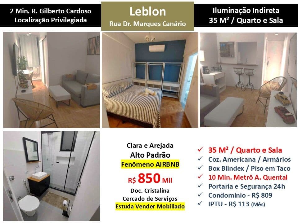 Apto Leblon Marques de Canário 35M²