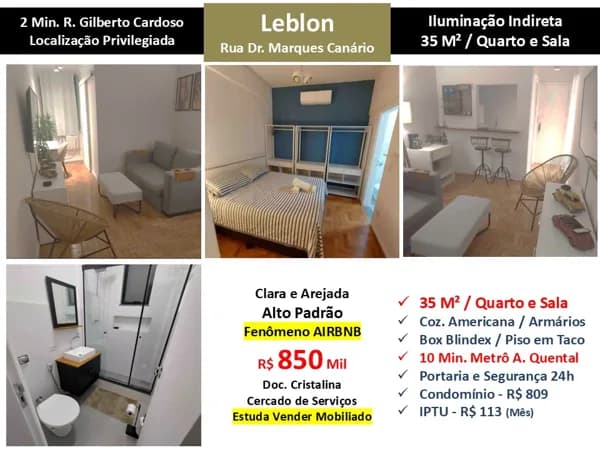 Apto Leblon Marques de Canário 35M²