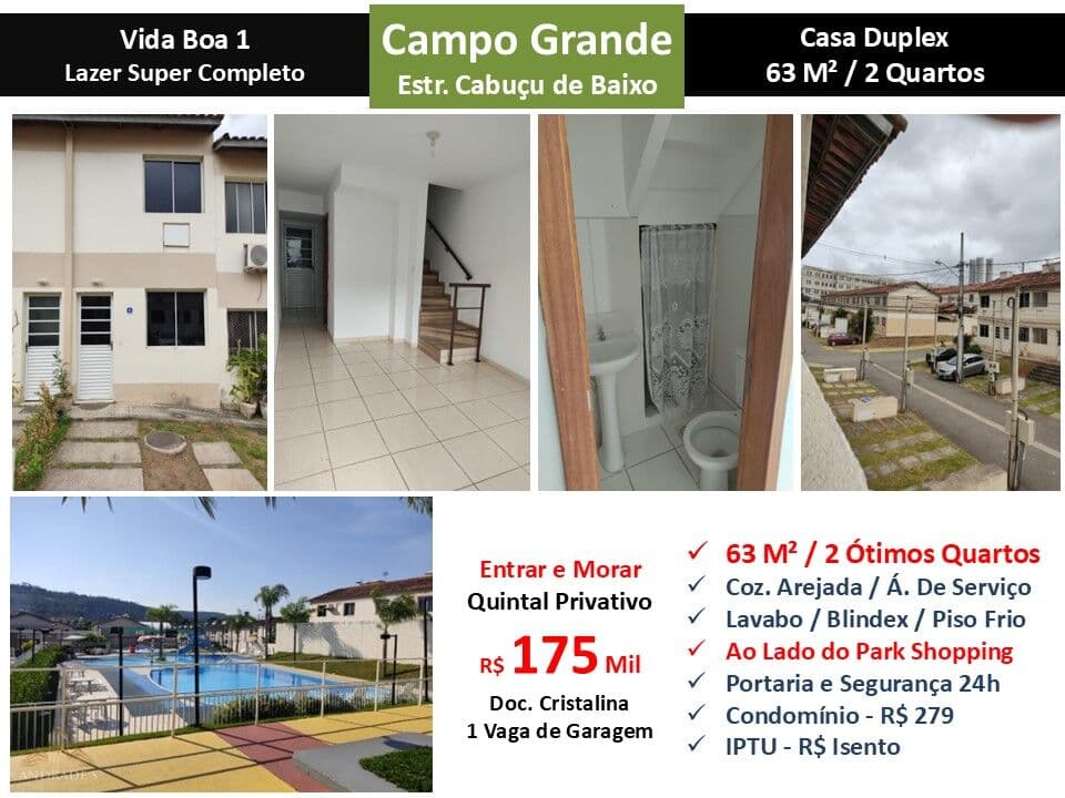 Casa Campo Grande Vida Boa 1 63M²
