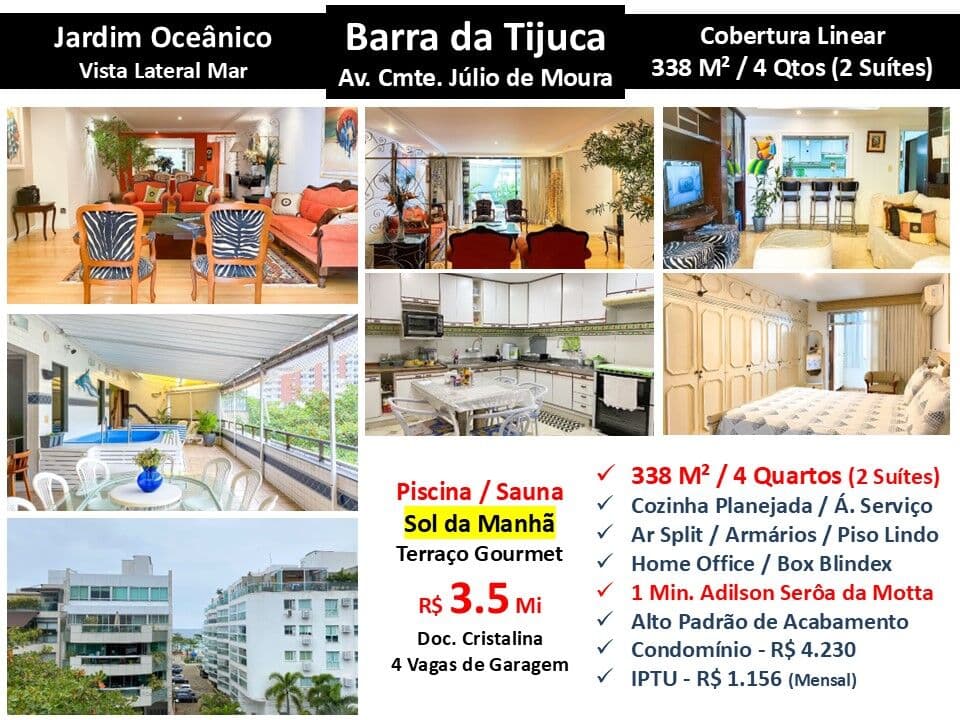 Cob Barra da Tijuca JO Julio de Moura 338M²